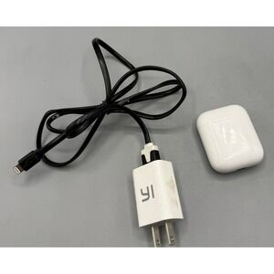 Apple AirPods Charging Case Only A1602 White with Adapter and Lightning Cable